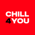 CHILL4YOU_SQ RED BACK WHITE LET
